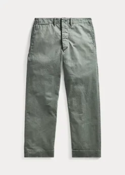 Pantalon Militaire En Sergé à Chevrons