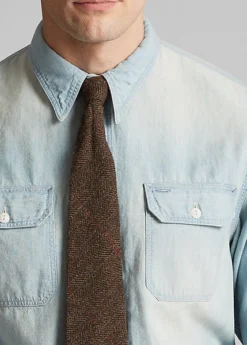 Chemise Workwear Chambray Indigo -Promos Chemises Décontractées Boutique s7 1374767 alternate4