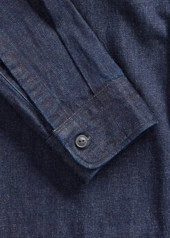 Chemise Workwear En Denim De Coton Et Lin Indigo -Promos Chemises Décontractées Boutique s7 1445056 alternate18