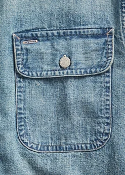 Chemise Workwear En Denim Indigo -Promos Chemises Décontractées Boutique s7 1445058 alternate17