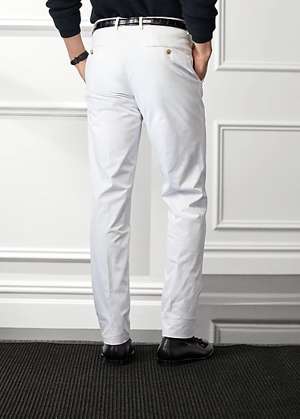 Pantalon Chino Stretch Droit 6 Pantalon Chino Stretch Droit – Image 4