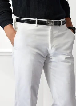 Pantalon Chino Stretch Droit 11 Pantalon Chino Stretch Droit -Promos Chemises Décontractées Boutique s7 1448980 alternate4