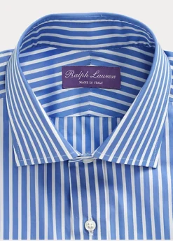 Chemise En Popeline Rayée -Promos Chemises Décontractées Boutique s7 1455424 alternate15