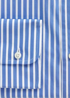 Chemise En Popeline Rayée -Promos Chemises Décontractées Boutique s7 1455424 alternate16