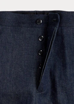 Pantalon De Smoking Slim En Denim Indigo -Promos Chemises Décontractées Boutique s7 1464529 alternate16