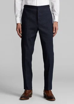 Pantalon De Smoking Slim En Denim Indigo -Promos Chemises Décontractées Boutique s7 1464529 alternate2