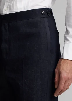 Pantalon De Smoking Slim En Denim Indigo -Promos Chemises Décontractées Boutique s7 1464529 alternate4