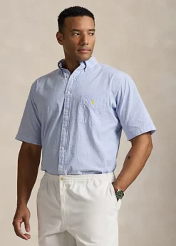 Chemise Rayée En Seersucker