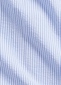 Chemise Rayée En Seersucker -Promos Chemises Décontractées Boutique s7 1473489 alternate20