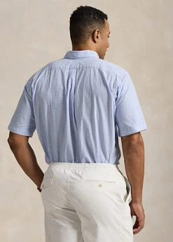 Chemise Rayée En Seersucker -Promos Chemises Décontractées Boutique s7 1473489 alternate3