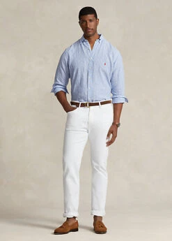 Chemise En Lin Rayé -Promos Chemises Décontractées Boutique s7 1473497 alternate1