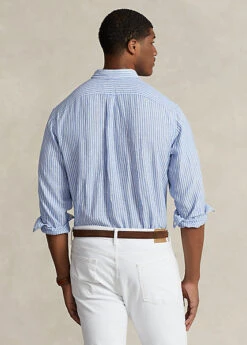 Chemise En Lin Rayé -Promos Chemises Décontractées Boutique s7 1473497 alternate3