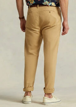 Pantalon Classique En Coton Et Lin -Promos Chemises Décontractées Boutique s7 1481693 alternate3