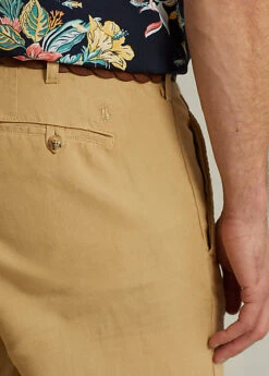 Pantalon Classique En Coton Et Lin -Promos Chemises Décontractées Boutique s7 1481693 alternate4