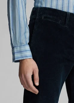 Pantalon Indigo En Velours Côtelé -Promos Chemises Décontractées Boutique s7 1484882 alternate4