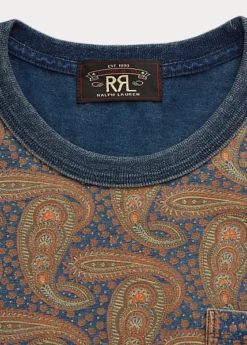 T-shirt Poche Et Motif En Jersey Indigo -Promos Chemises Décontractées Boutique s7 1484915 alternate17