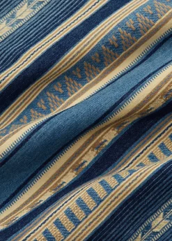 Chemise Western Cintrée Jacquard Indigo -Promos Chemises Décontractées Boutique s7 1484916 alternate20