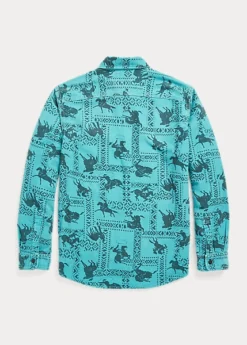 Chemise Workwear Motif Western Moleskine -Promos Chemises Décontractées Boutique s7 1484931 alternate1