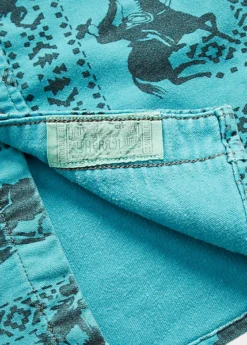 Chemise Workwear Motif Western Moleskine -Promos Chemises Décontractées Boutique s7 1484931 alternate16