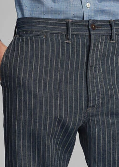 Pantalon D'officier Rayé à Chevrons -Promos Chemises Décontractées Boutique s7 1484938 alternate4