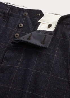 Pantalon Officier Laine Carreaux-fenêtre -Promos Chemises Décontractées Boutique s7 1484953 alternate16