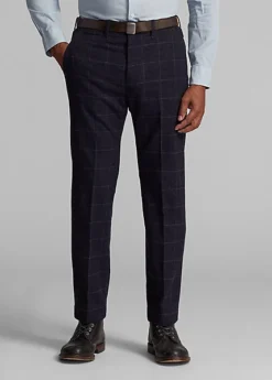 Pantalon Officier Laine Carreaux-fenêtre -Promos Chemises Décontractées Boutique s7 1484953 alternate2