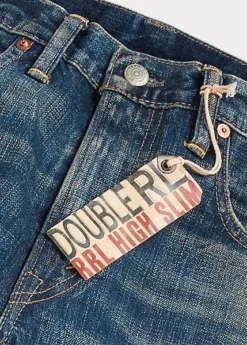 Jean Slim Taille Haute Yosemite Selvedge -Promos Chemises Décontractées Boutique s7 1484958 alternate16