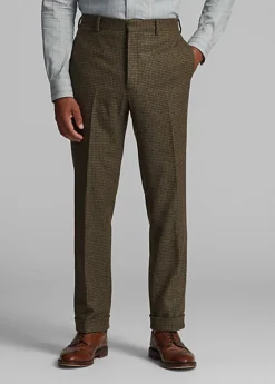 Pantalon Slim En Laine Pied-de-poule -Promos Chemises Décontractées Boutique s7 1484963 alternate2