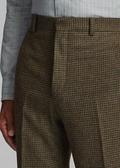 Pantalon Slim En Laine Pied-de-poule -Promos Chemises Décontractées Boutique s7 1484963 alternate4