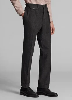 Pantalon Slim En Tweed Prince-de-galles -Promos Chemises Décontractées Boutique s7 1484968 alternate2