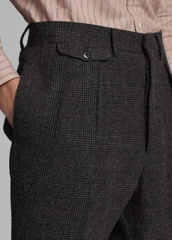 Pantalon Slim En Tweed Prince-de-galles -Promos Chemises Décontractées Boutique s7 1484968 alternate4