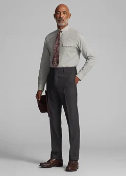 Chemise Cintrée En Dobby à Carreaux -Promos Chemises Décontractées Boutique s7 1484978 alternate2