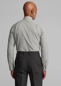 Chemise Cintrée En Dobby à Carreaux -Promos Chemises Décontractées Boutique s7 1484978 alternate3