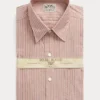 Chemise Cintrée En Dobby Rayé Géo -Promos Chemises Décontractées Boutique s7 1484980 lifestyle