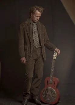 Pantalon D'officier En Velours Côtelé -Promos Chemises Décontractées Boutique s7 1485071 alternate20