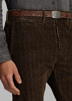 Pantalon D'officier En Velours Côtelé -Promos Chemises Décontractées Boutique s7 1485071 alternate4