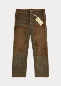 Pantalon En Velours Côtelé Vieilli