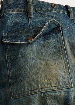 Pantalon Treillis Delvin Denim Vieilli -Promos Chemises Décontractées Boutique s7 1485076 alternate17