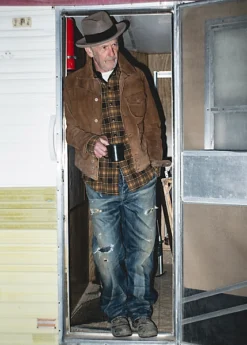 Pantalon Treillis Delvin Denim Vieilli -Promos Chemises Décontractées Boutique s7 1485076 alternate20