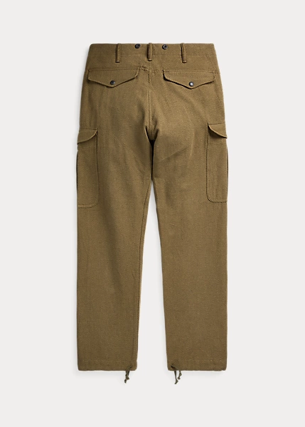 Pantalon Cargo En Sergé Militaire 4 Pantalon Cargo En Sergé Militaire – Image 2