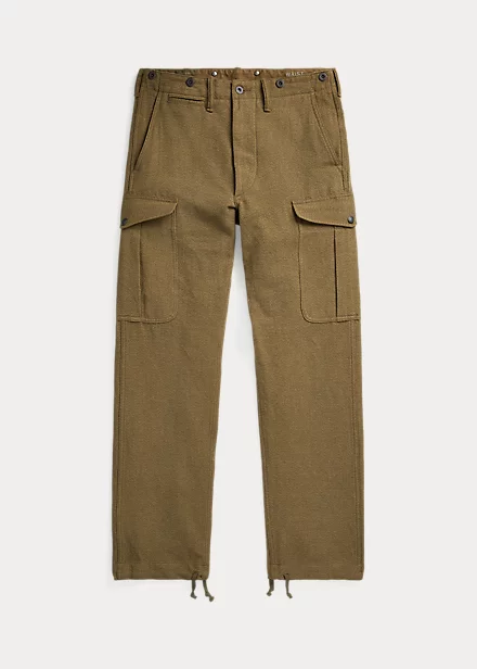 Pantalon Cargo En Sergé Militaire 3 Pantalon Cargo En Sergé Militaire