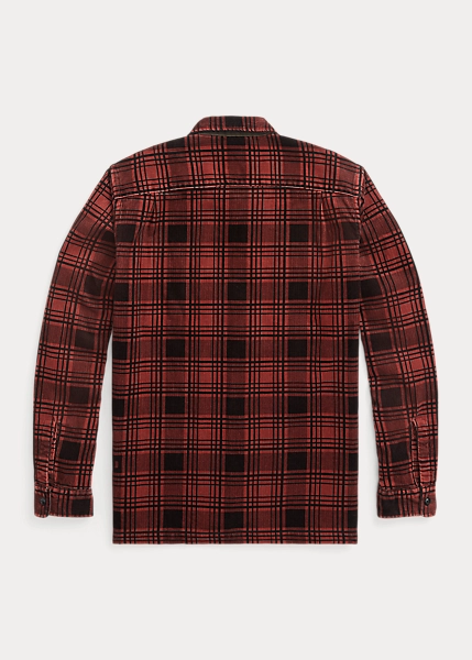 Chemise Safari Motif écossais En Velours 4 Chemise Safari Motif écossais En Velours – Image 2