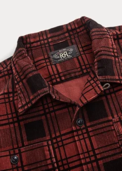 Chemise Safari Motif écossais En Velours 10 Chemise Safari Motif écossais En Velours -Promos Chemises Décontractées Boutique s7 1485098 alternate16