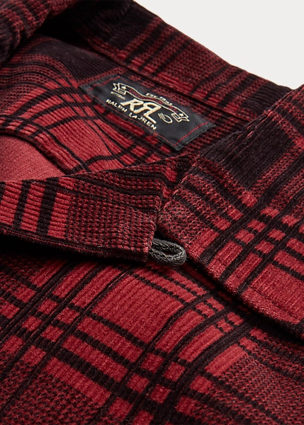 Chemise Safari Motif écossais En Velours 7 Chemise Safari Motif écossais En Velours – Image 5