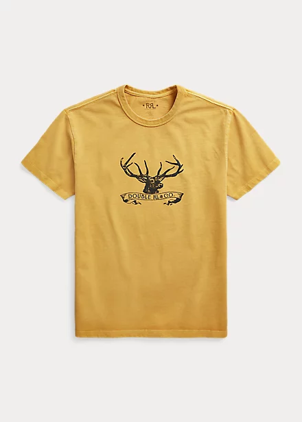 T-shirt à Logo Cerf En Jersey 3 T-shirt à Logo Cerf En Jersey