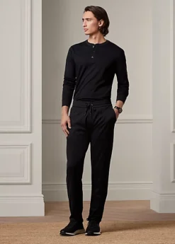 Pantalon à Cordon En Fil D'Écosse