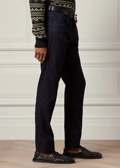 Jean Coupe Slim En Lin Et Coton Stretch -Promos Chemises Décontractées Boutique s7 1485808 alternate2