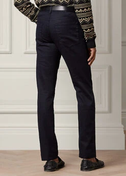 Jean Coupe Slim En Lin Et Coton Stretch -Promos Chemises Décontractées Boutique s7 1485808 alternate3