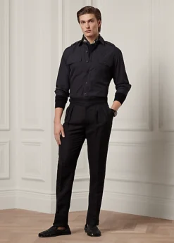 Chemise En Popeline Suédée -Promos Chemises Décontractées Boutique s7 1485817 alternate1