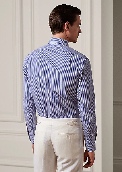 Chemise Rayures Bengalies En Popeline 6 Chemise Rayures Bengalies En Popeline – Image 4